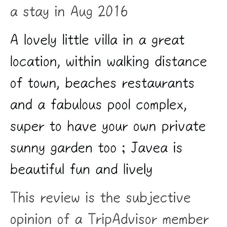 Cala Blanca Javea Apartamento *
